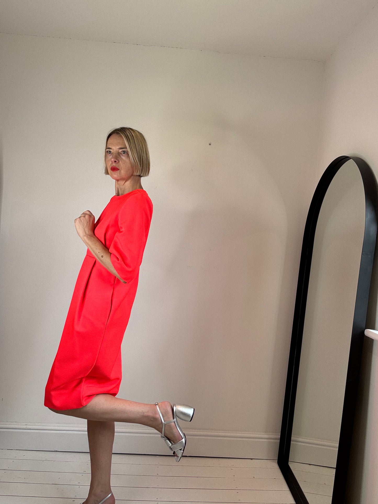 M A R N I  fluro technical dress