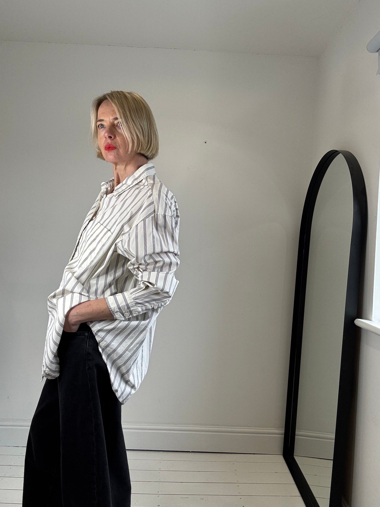 Triple stripe shirt