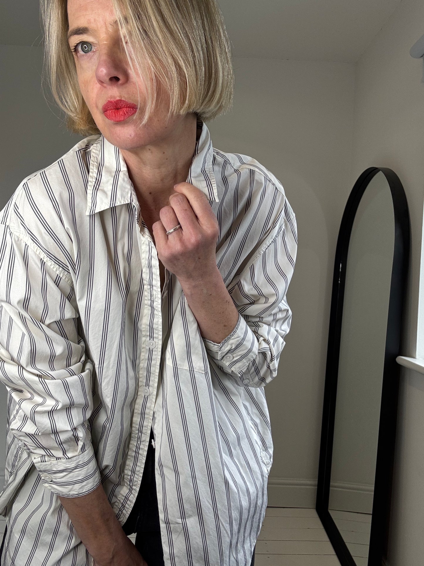 Triple stripe shirt