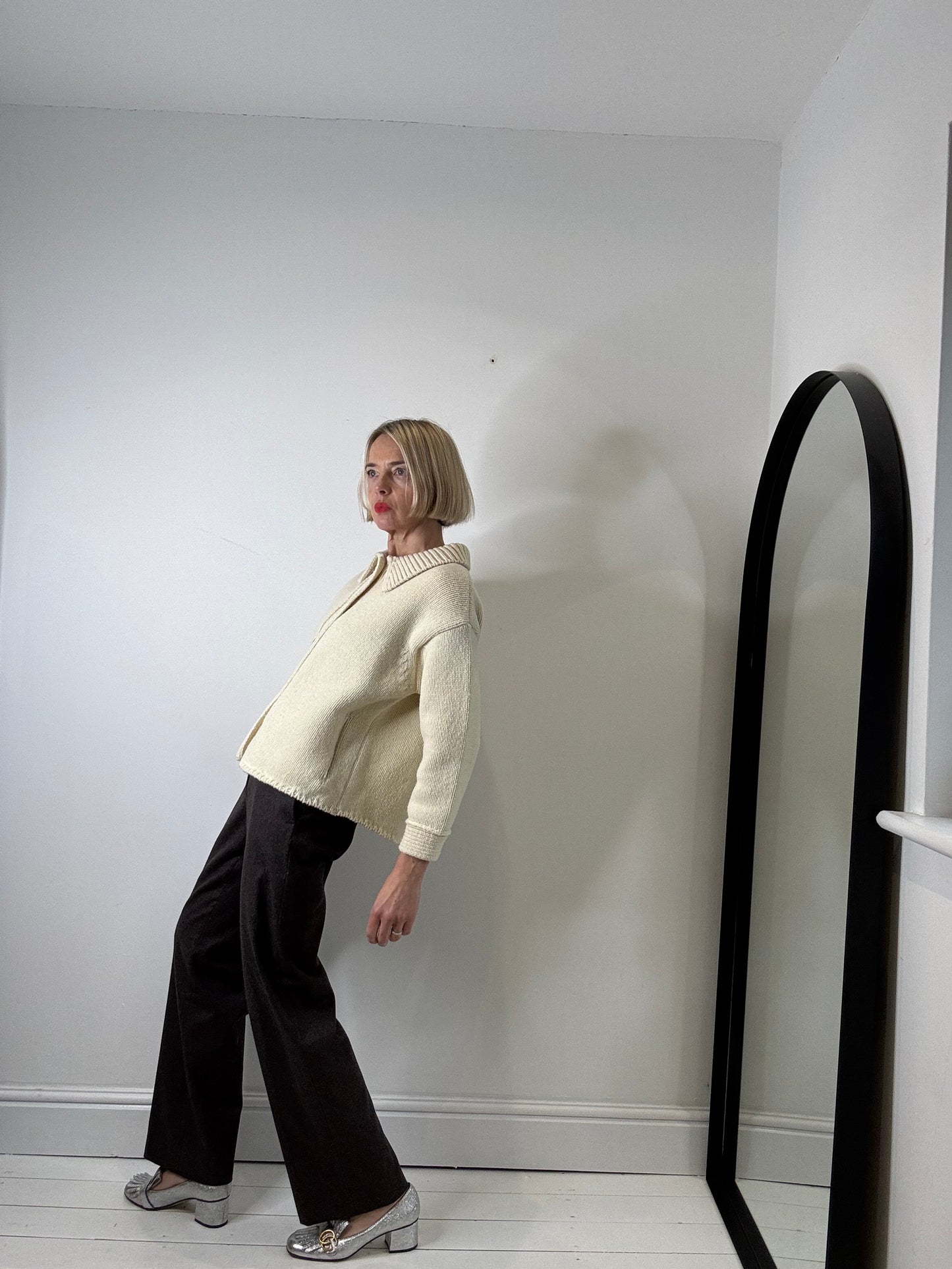 L’ENVERS 100% Spanish Merino wool cardigan