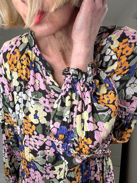 Printed midi dress