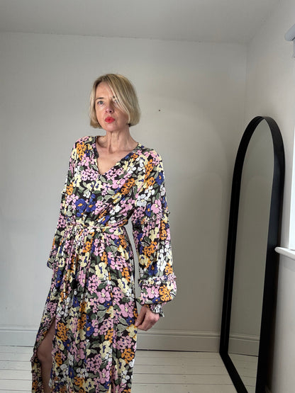 Printed midi dress