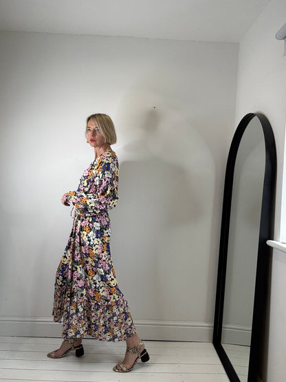 Printed midi dress
