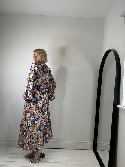 Printed midi dress
