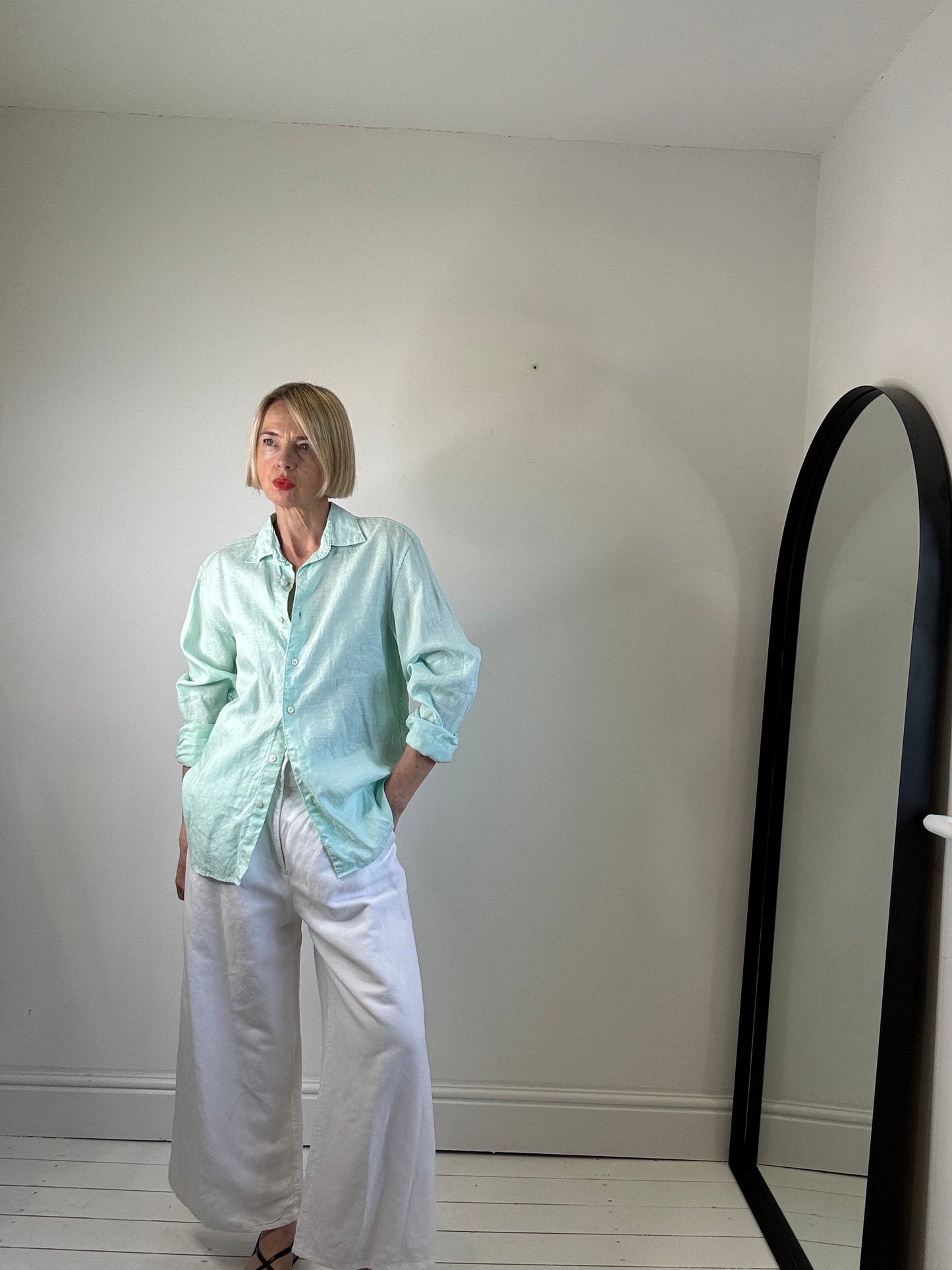 Linen classic shirt