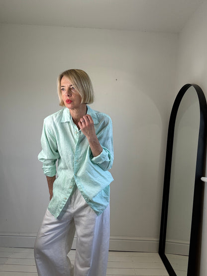 Linen classic shirt