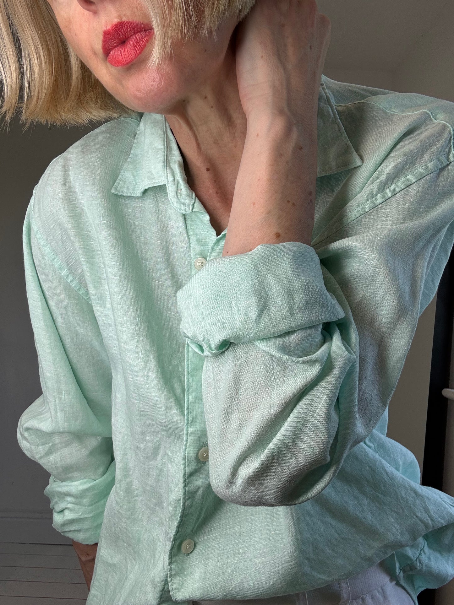 Linen classic shirt