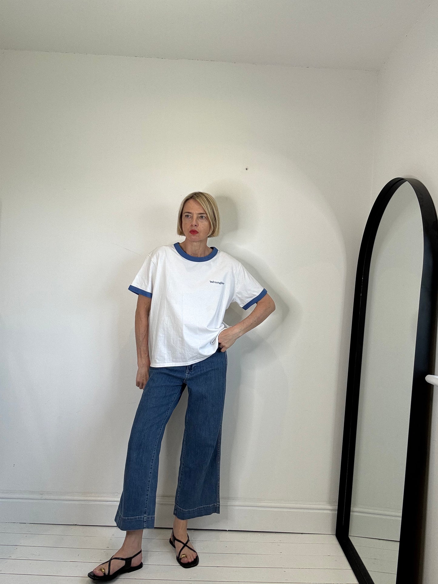 Crop 70's style jeans