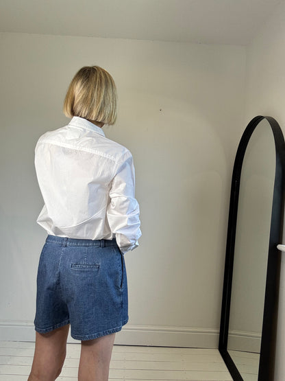 Half placket over shirt