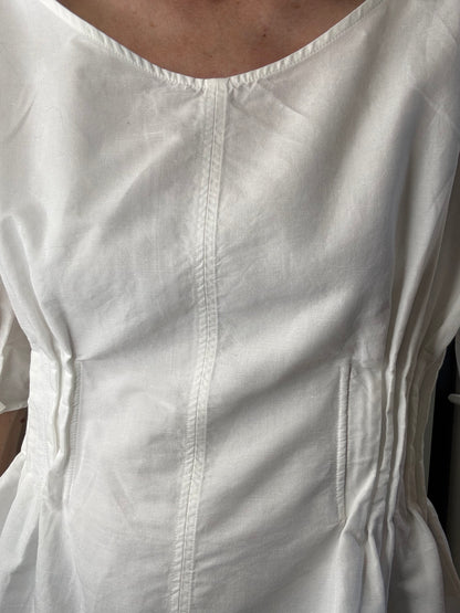 COS pleated waist top