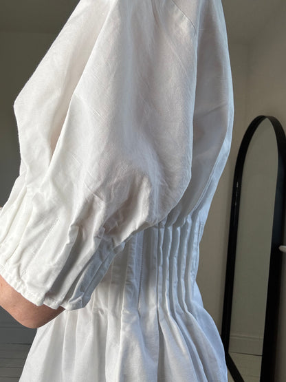 COS pleated waist top