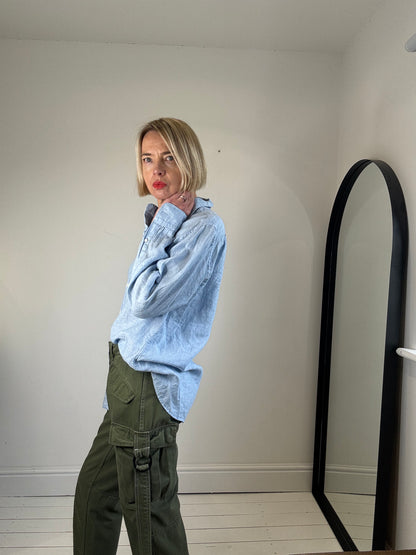 Linen chambray shirt