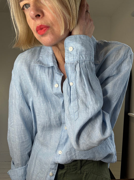 Linen chambray shirt