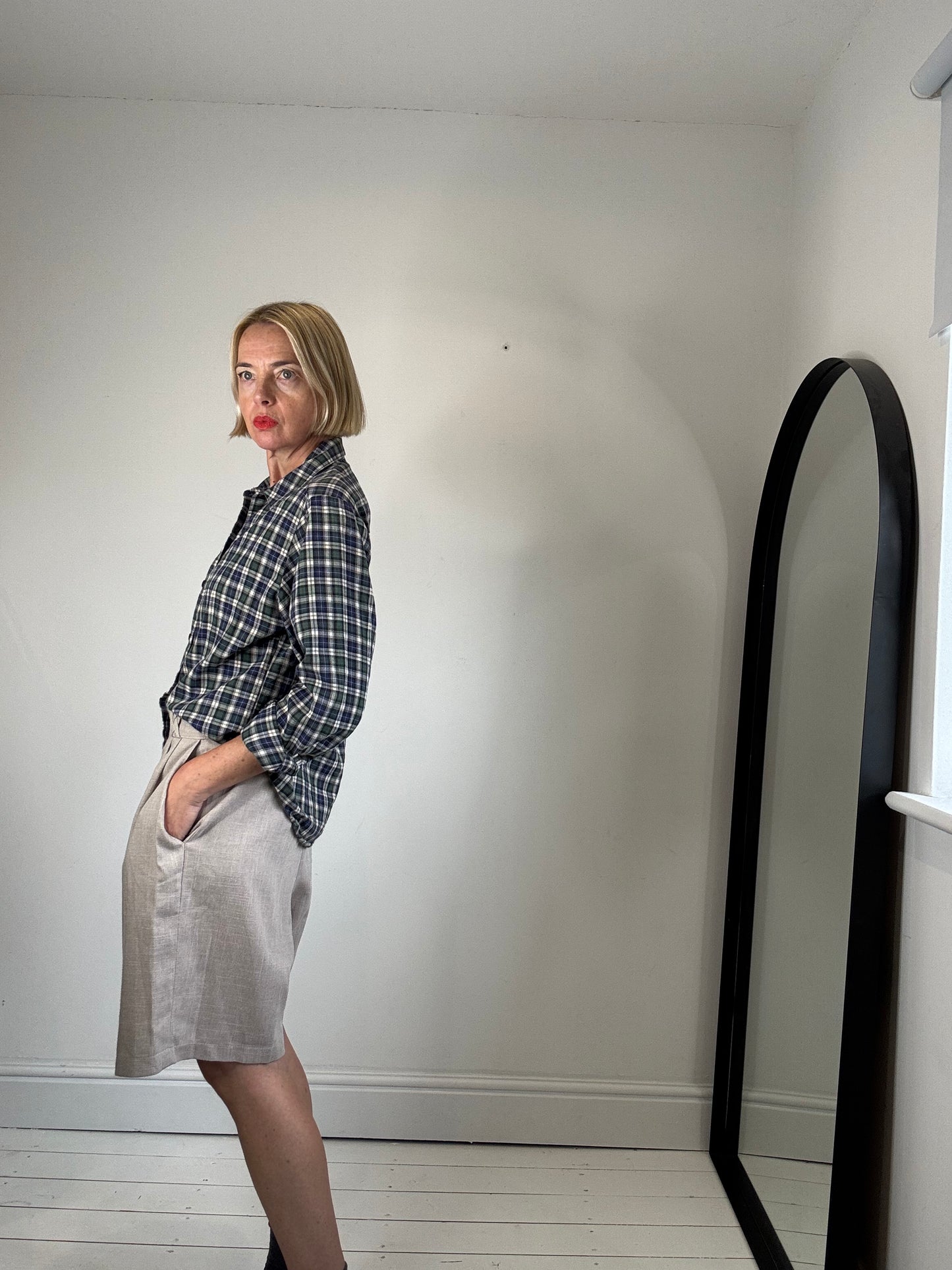 VINTAGE check shirt