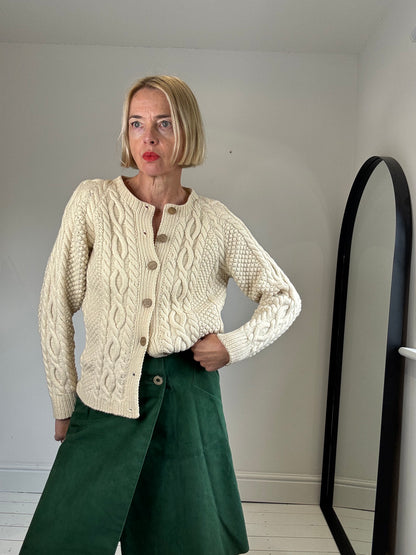VINTAGE cable cardigan