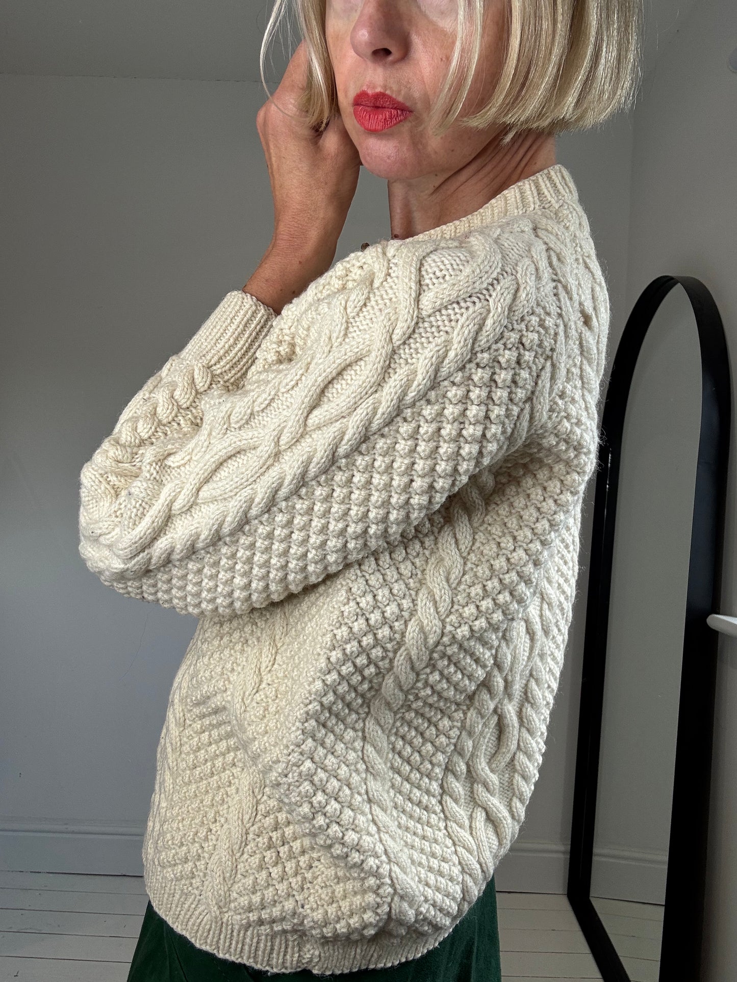 VINTAGE cable cardigan