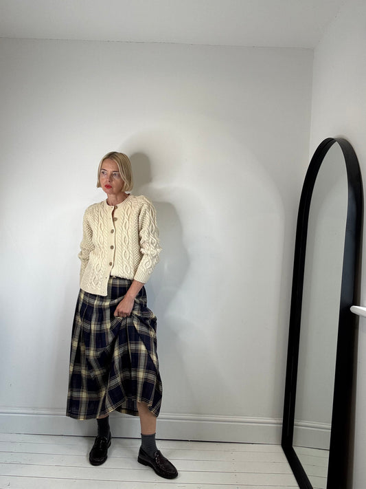 VINTAGE cable cardigan