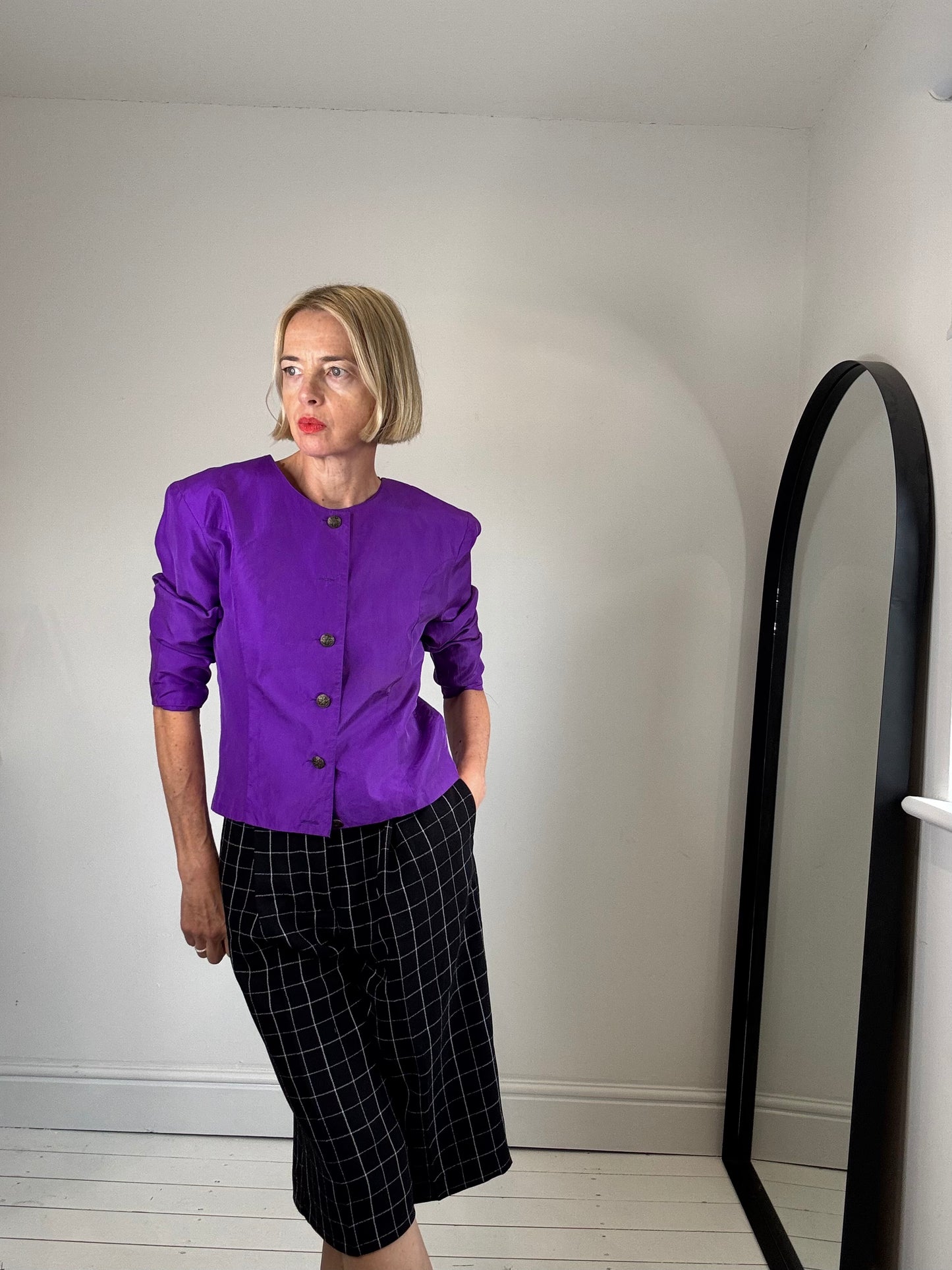 VINTAGE silk jacket