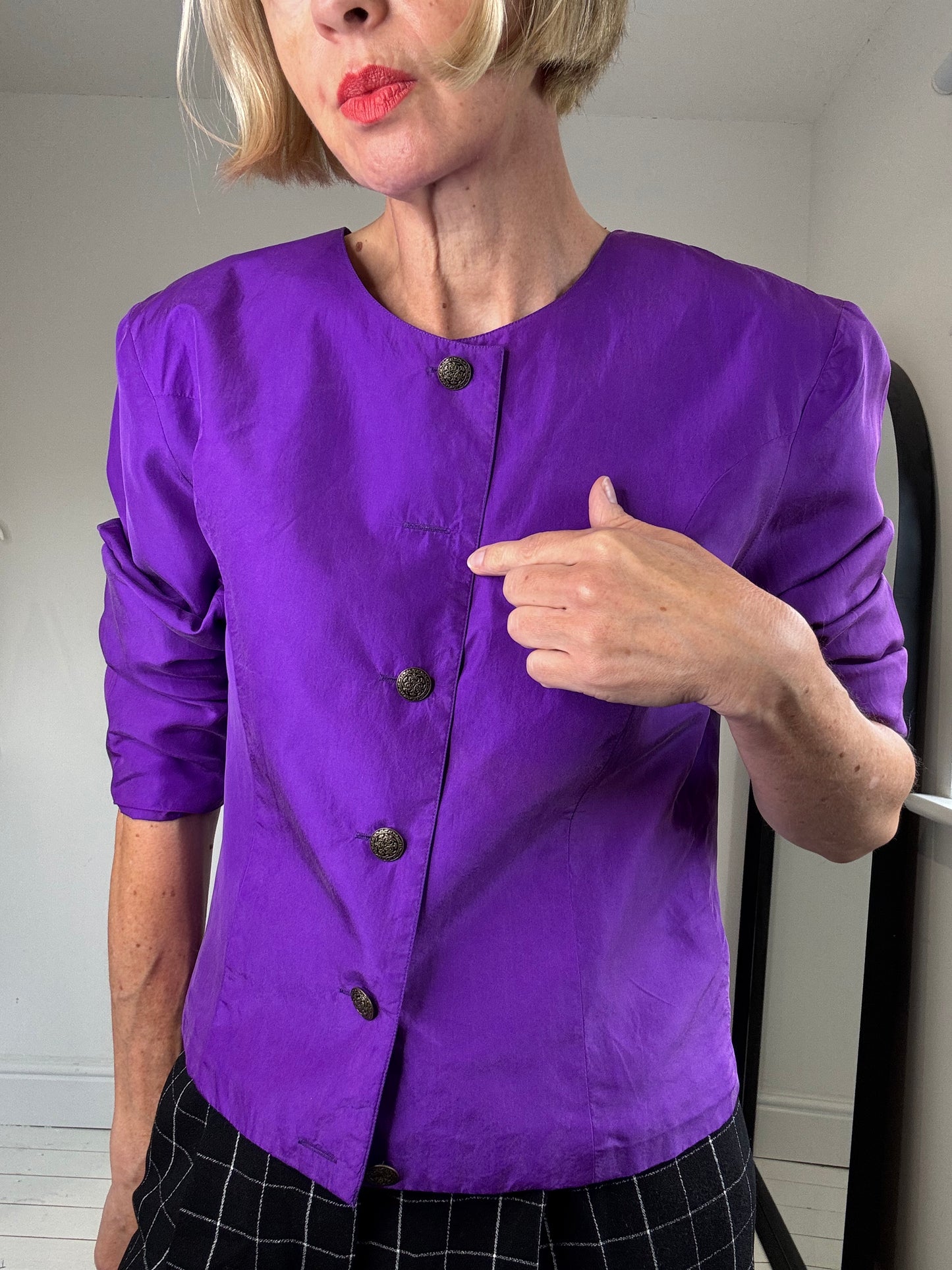 VINTAGE silk jacket