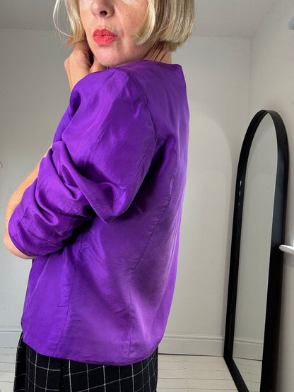 VINTAGE silk jacket