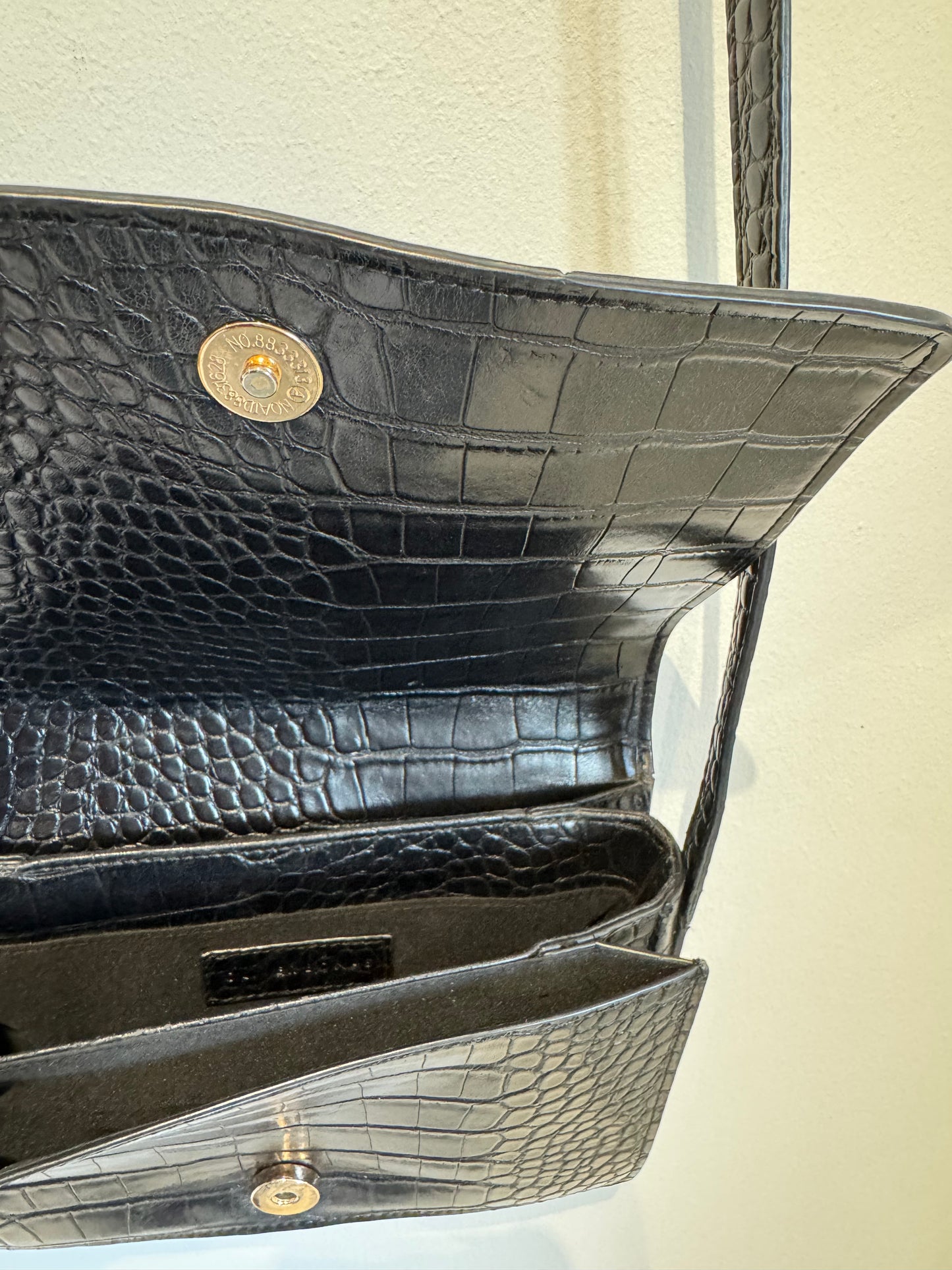 Mock croc bag