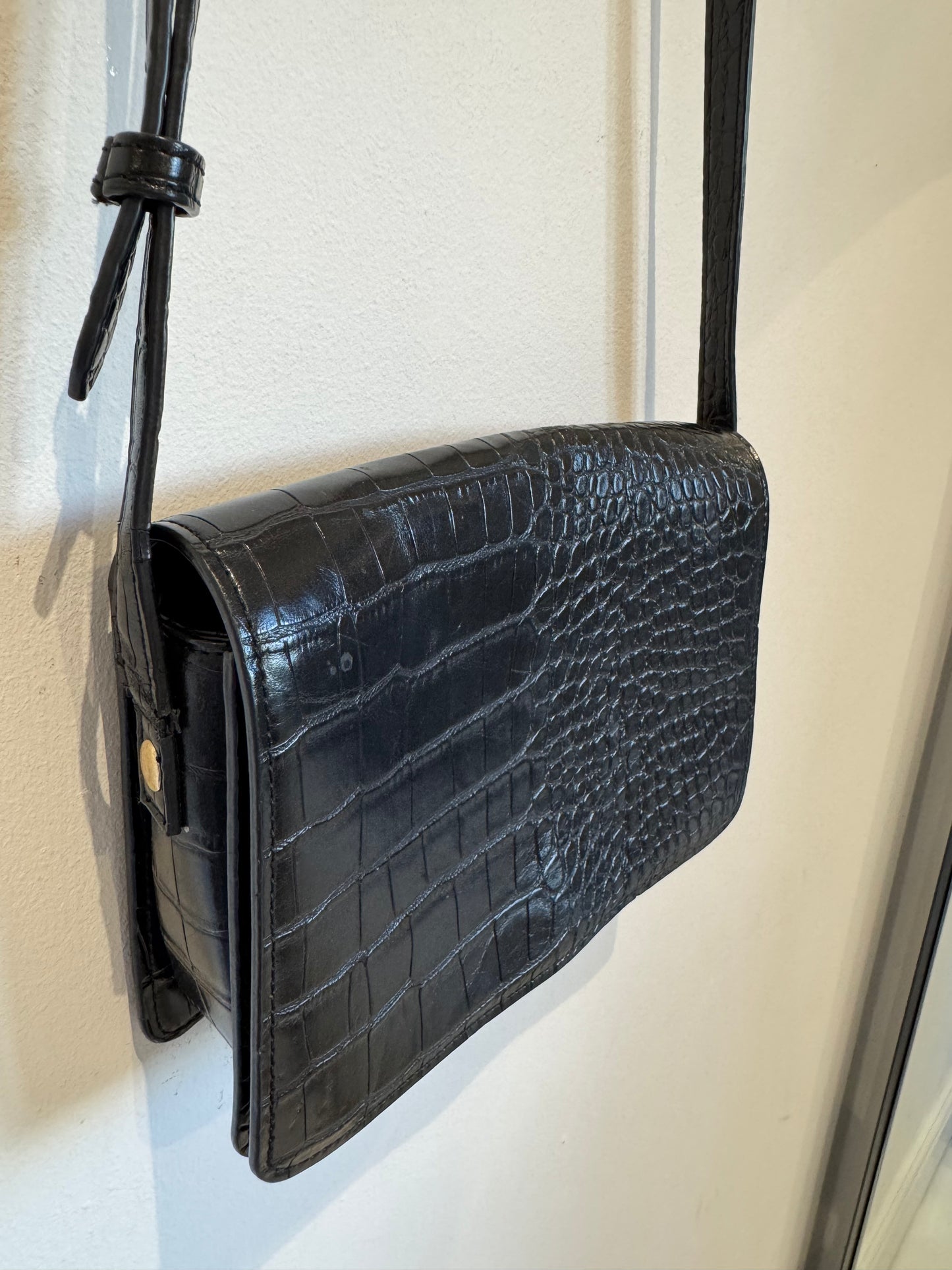 Mock croc bag