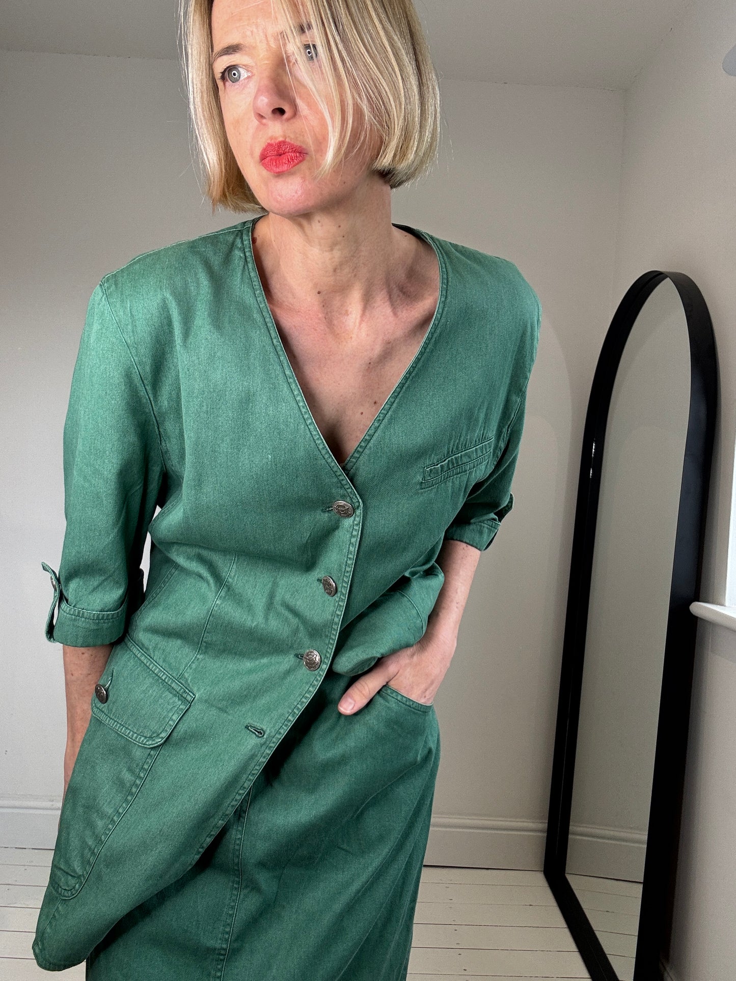 VINTAGE garment wash co-ord