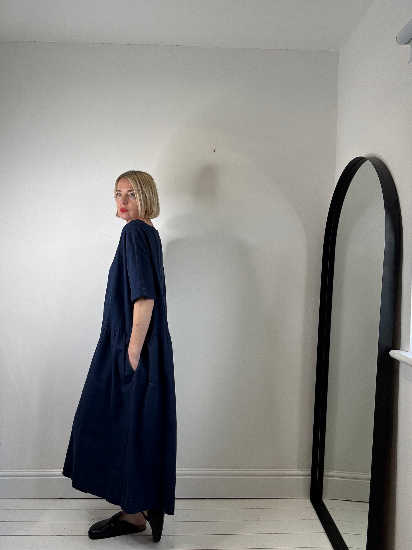 Organic cotton smock dress