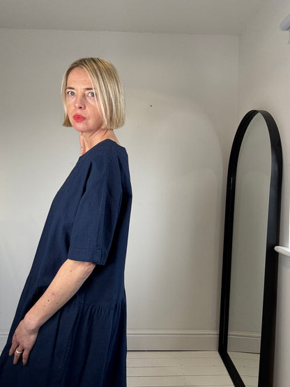 Organic cotton smock dress