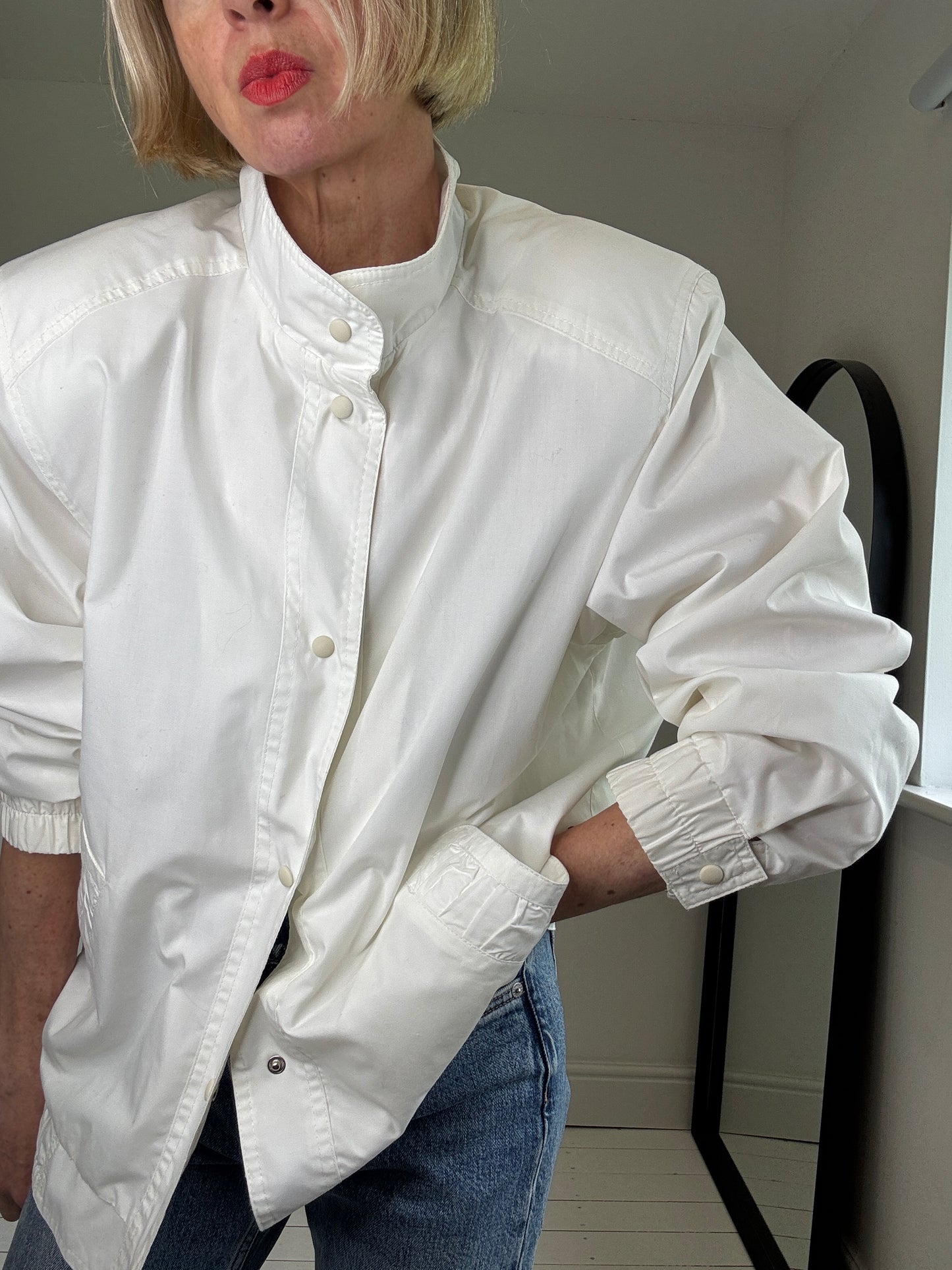 VINTAGE popper windbreaker