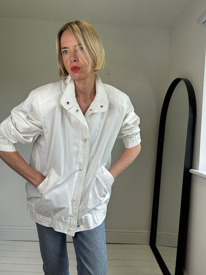 VINTAGE popper windbreaker