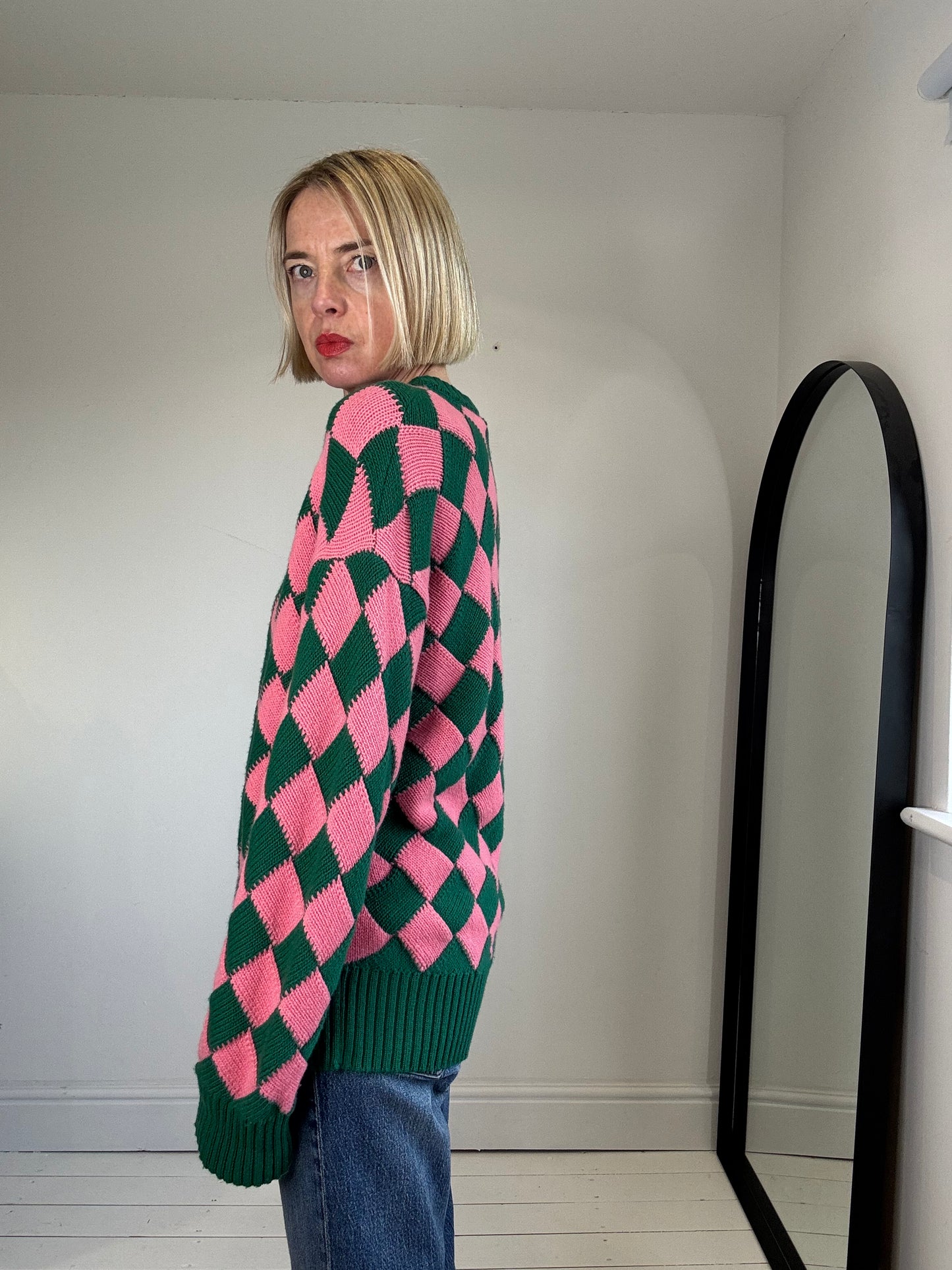AMI AMALIA Harlequin knit