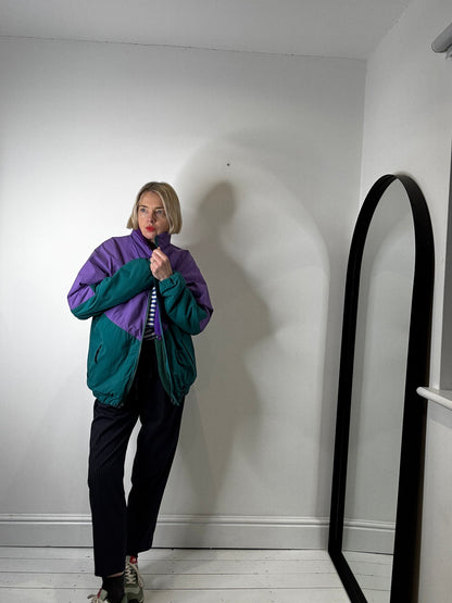 VINTAGE reversible windbreaker fleece
