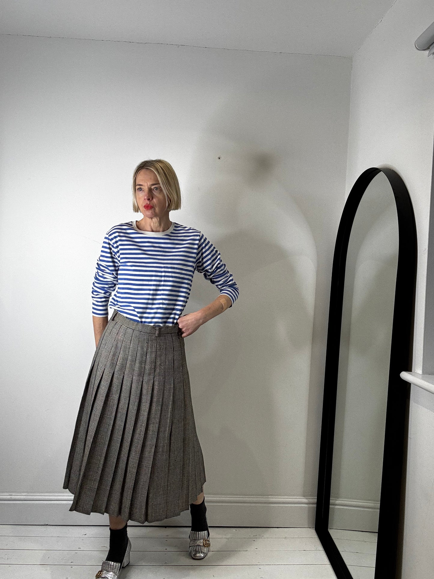 VINTAGE pleated skirt