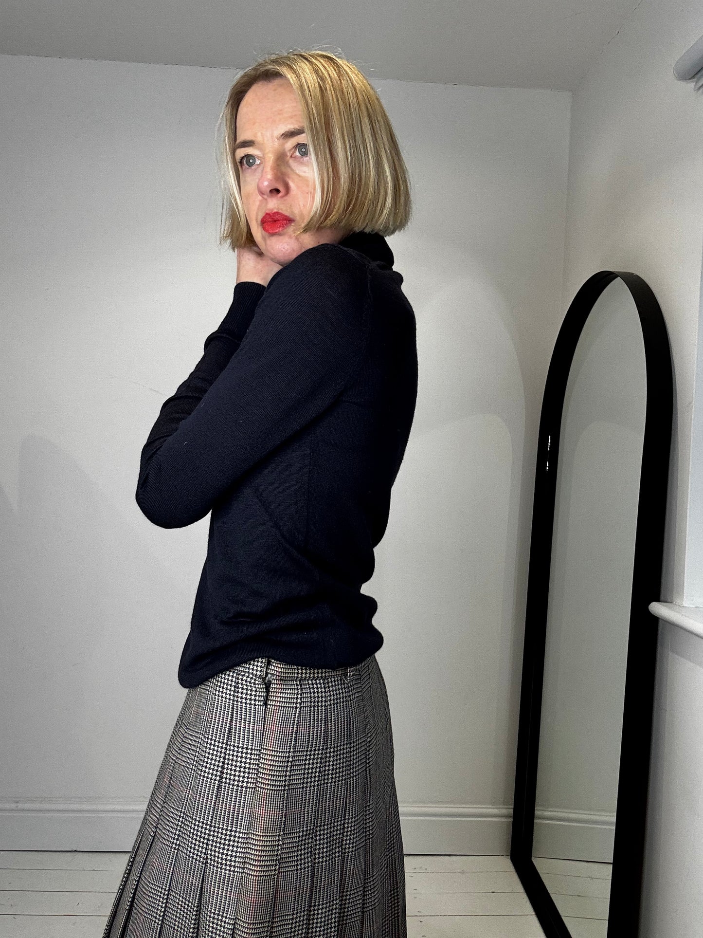 VINTAGE pleated skirt