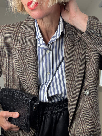 VINTAGE check db blazer