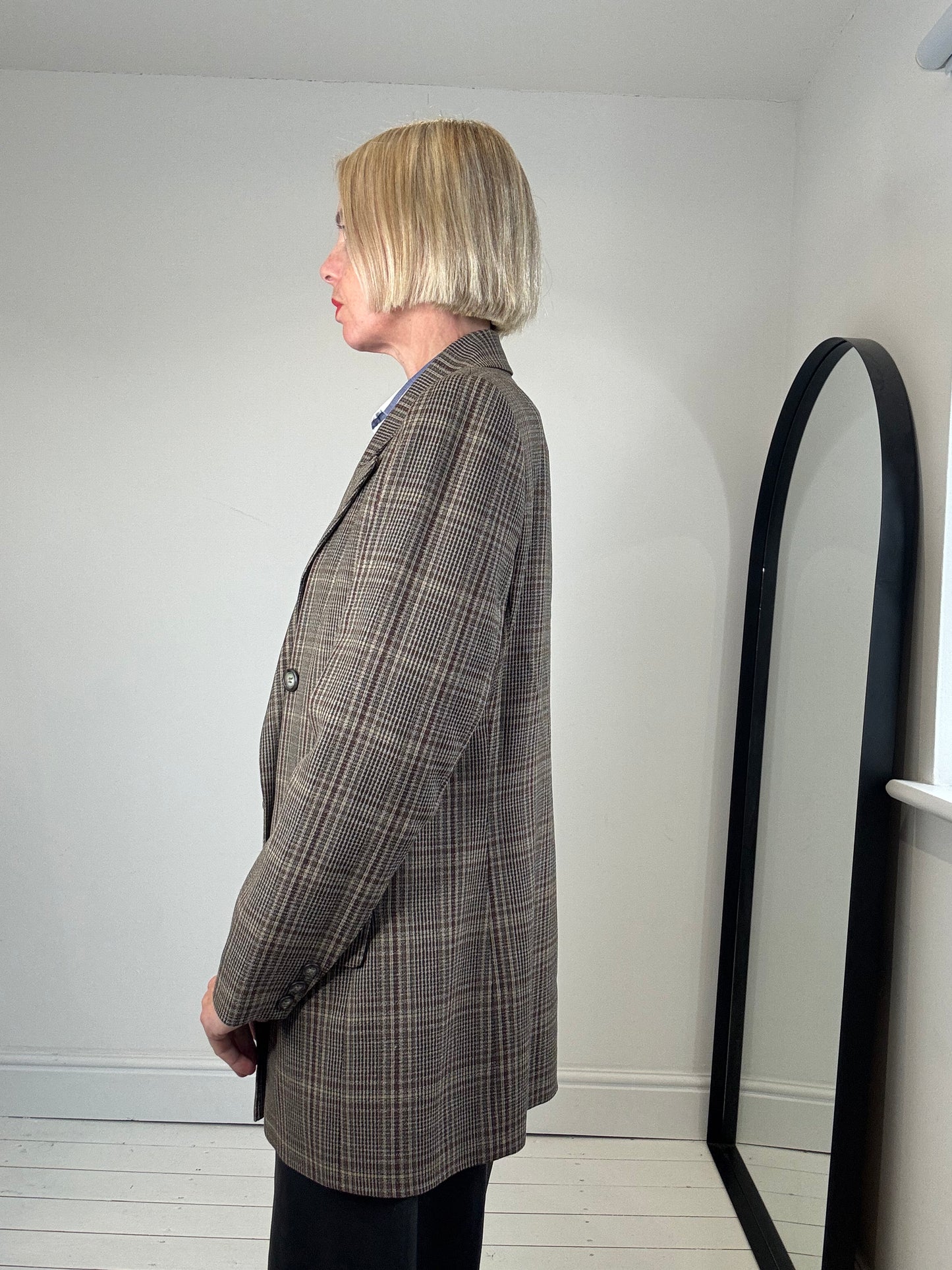 VINTAGE check db blazer