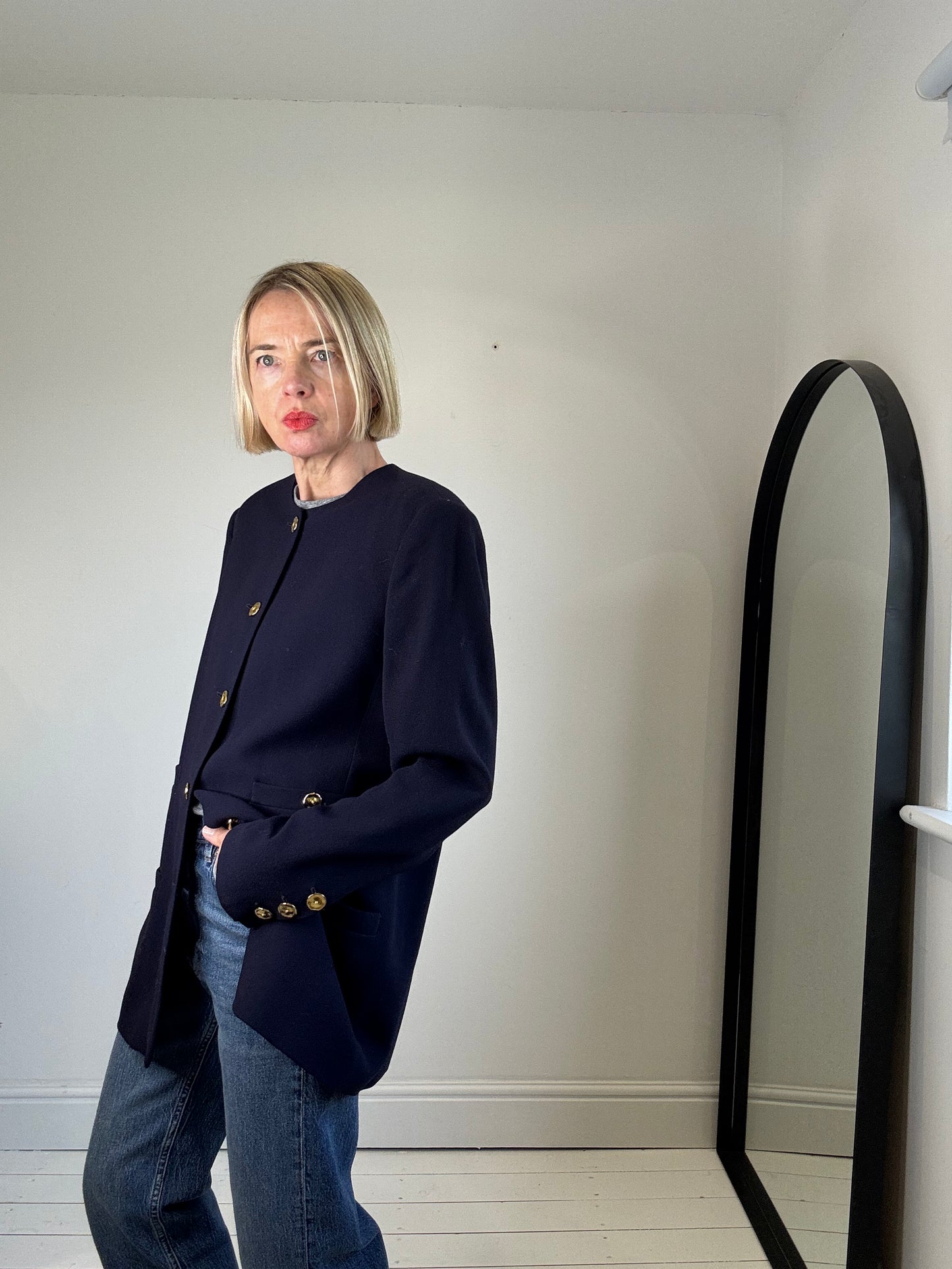 VINTAGE Jaeger crepe jacket