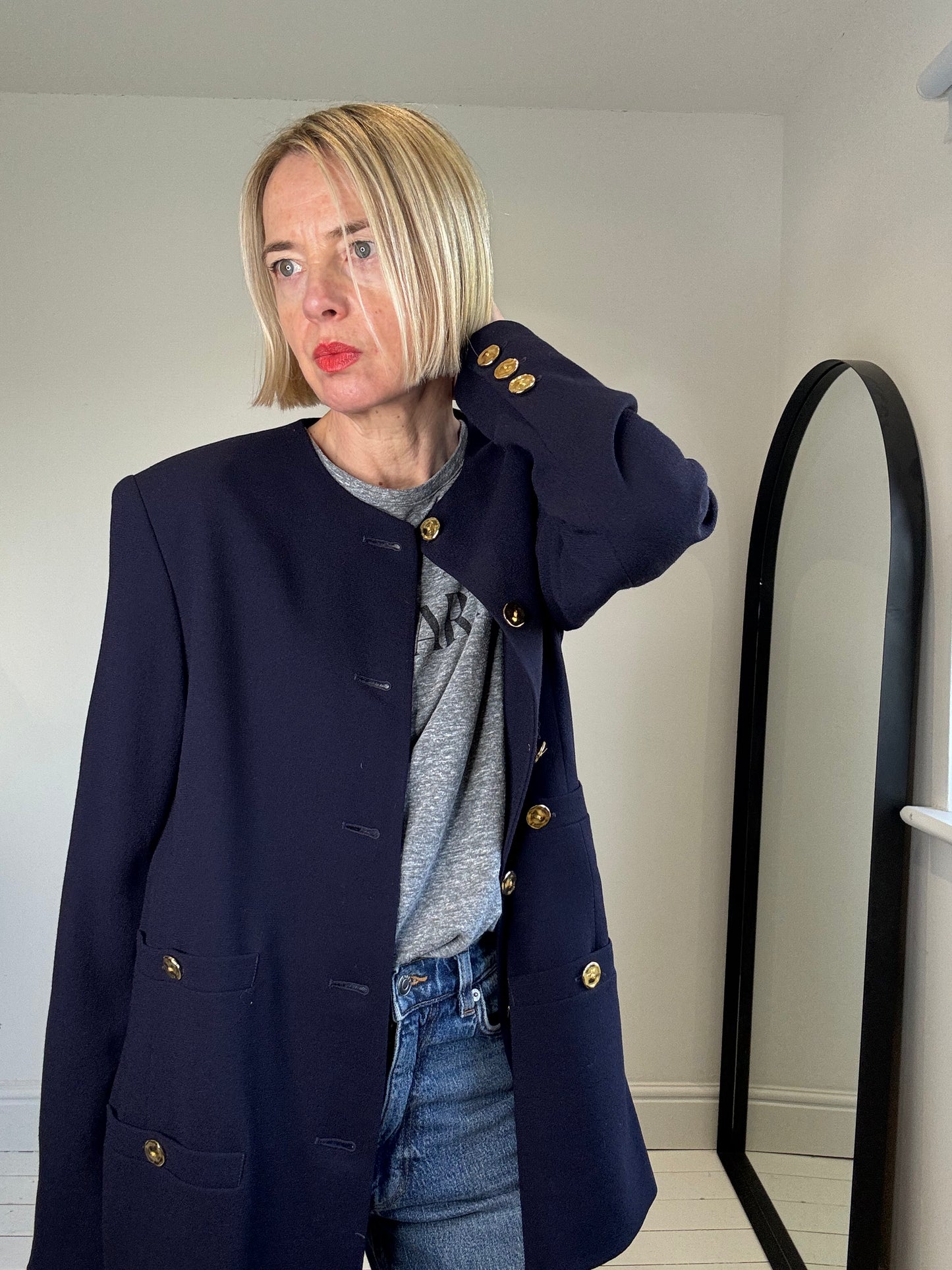 VINTAGE Jaeger crepe jacket