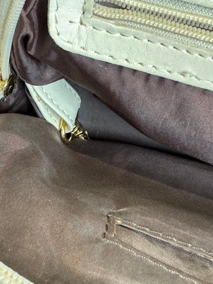 Top handle leather bag