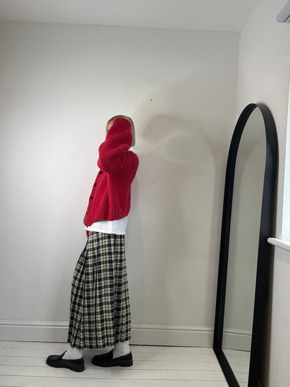 VINTAGE check skirt