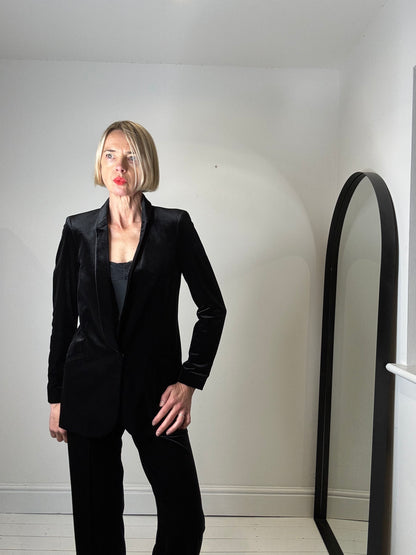 Velvet shawl collar tux suit