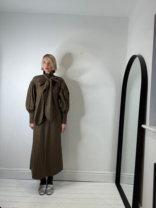 MARÀVIC PUSSYBOW DRESSES womens stripes