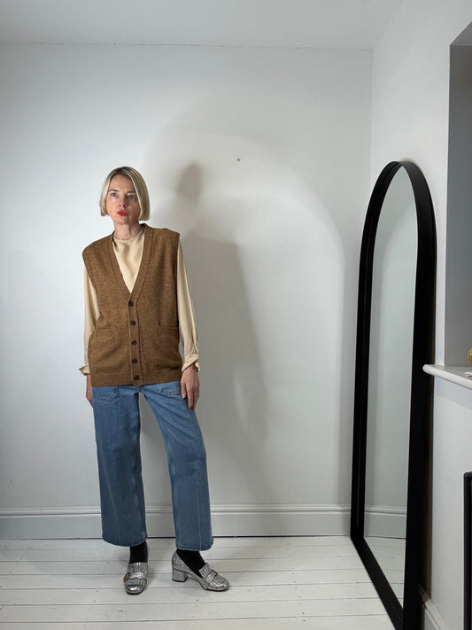 Wool Button Through Tank