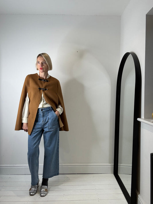Double Faced Buckle Cape