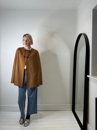 Double Faced Buckle Cape