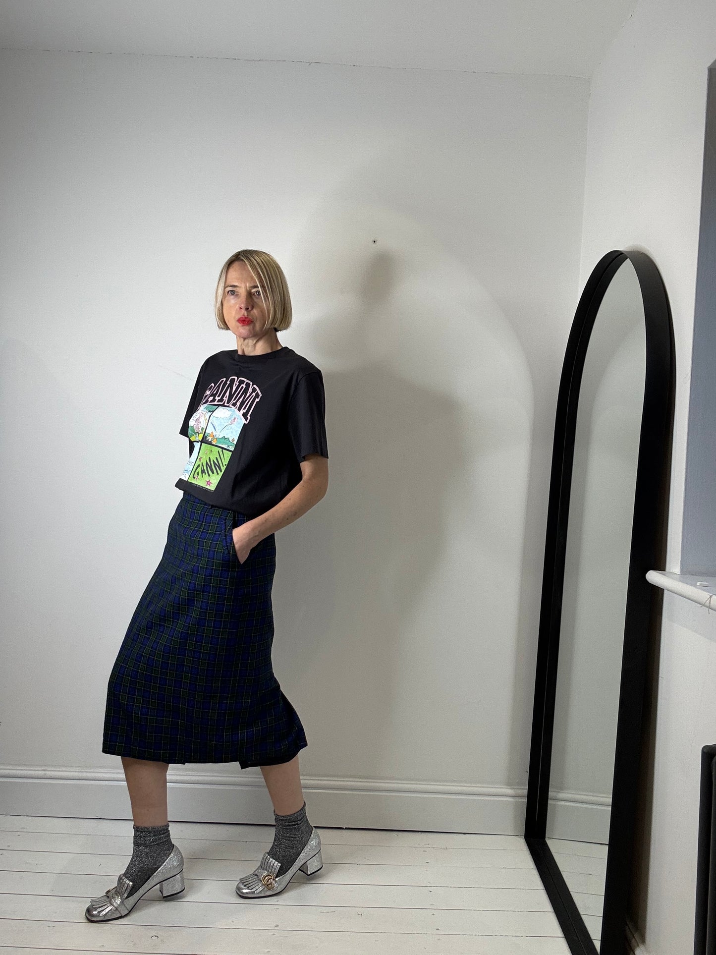 GANNI New with tags motif tee