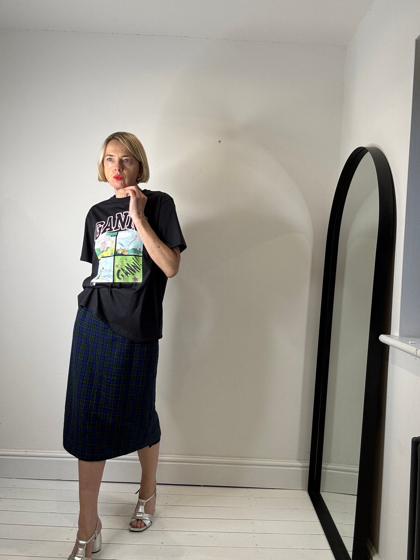 GANNI New with tags motif tee