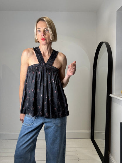 ULLA JOHNSON Margot halter strap top