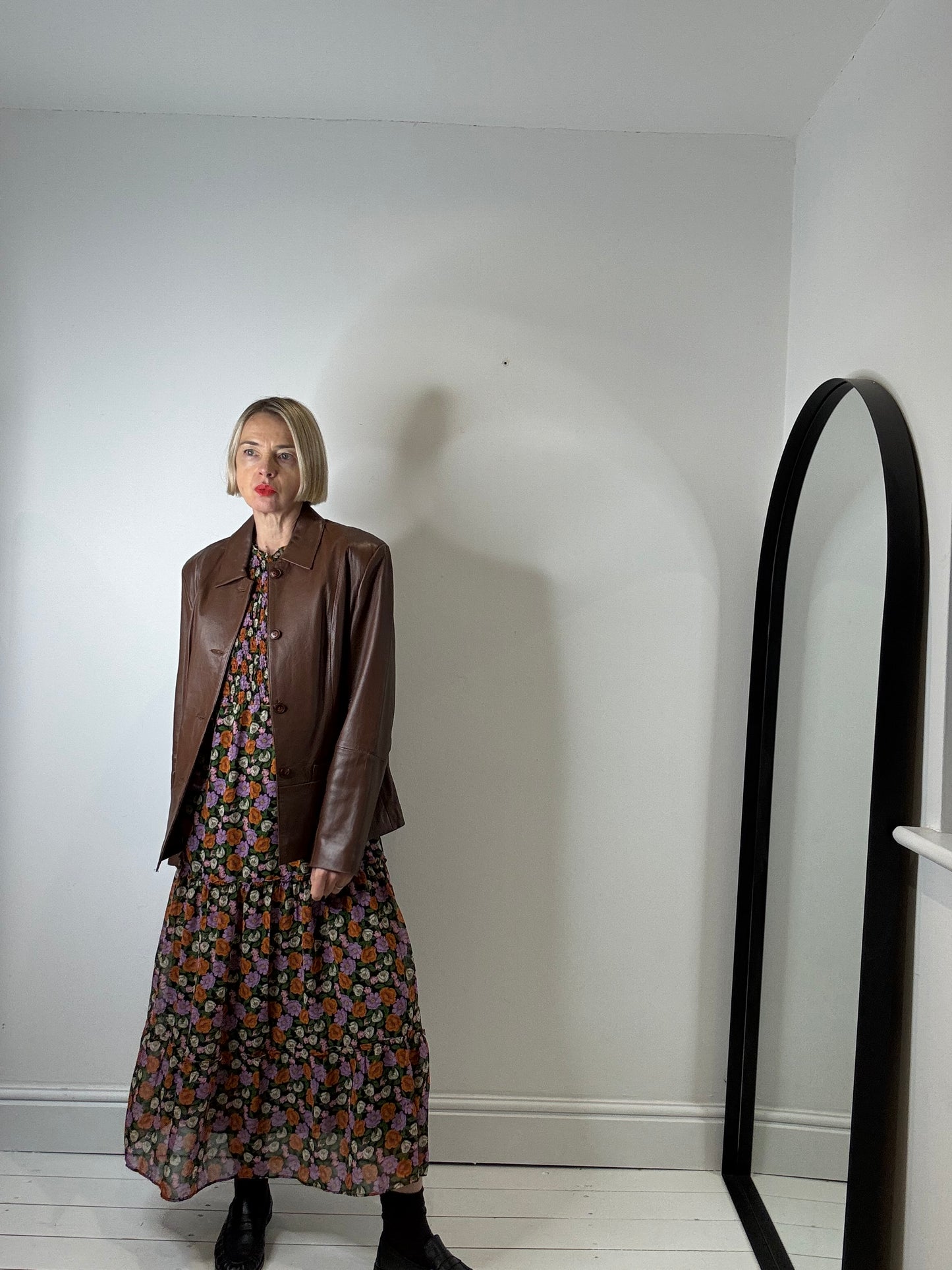 NEW floral midi dress